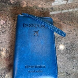 Passport Travel Wallet - Blue